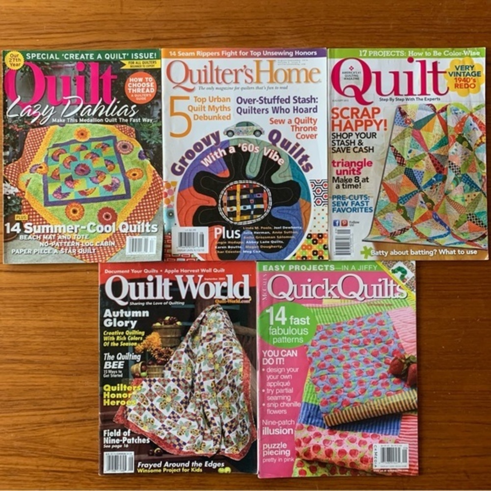 5 “August-September” Quilting Magazine.
